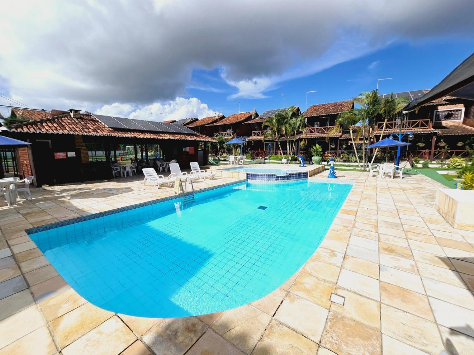Chale Aconchegante Com Vista Para Piscina Gravata  Bagian luar foto