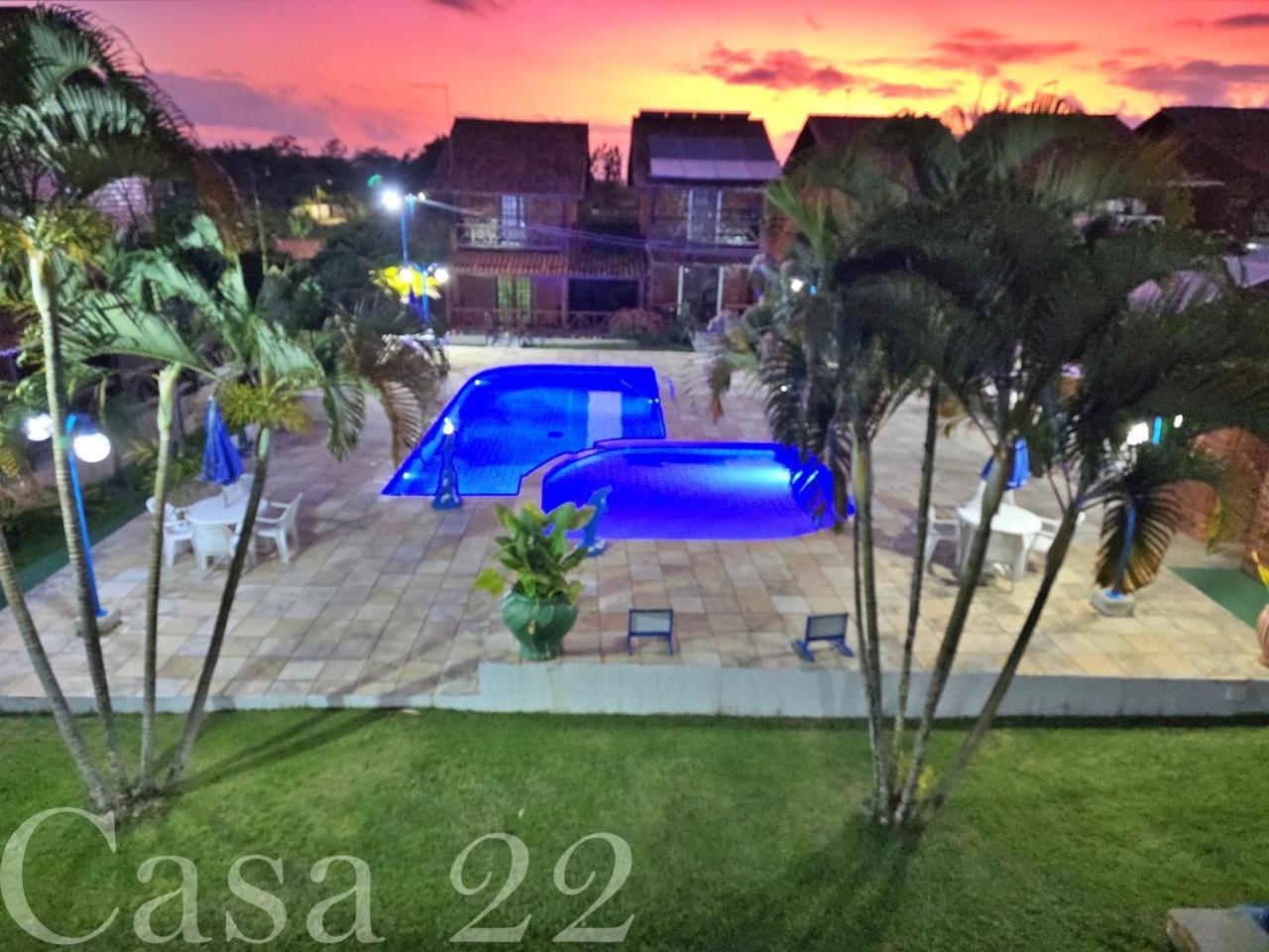 Chale Aconchegante Com Vista Para Piscina Gravata  Bagian luar foto