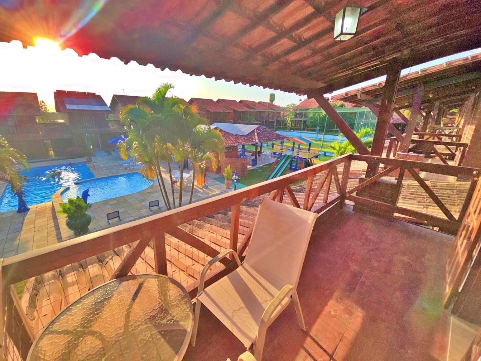 Chale Aconchegante Com Vista Para Piscina Gravata  Bagian luar foto